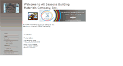 Desktop Screenshot of allseasonsbuilding.com